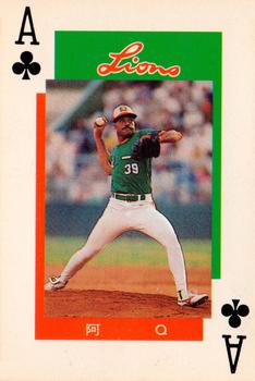 1994 Uni-President Lions Playing Cards #A♣ Jose Cano Front
