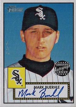 2001 Topps Heritage - Autographs #THA-MB Mark Buehrle Front