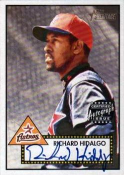2001 Topps Heritage - Autographs #THA-RH Richard Hidalgo Front