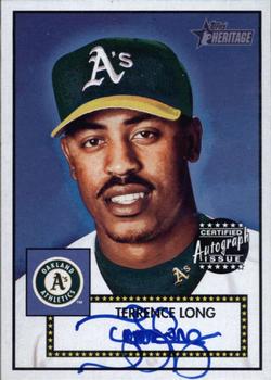 2001 Topps Heritage - Autographs #THA-TL Terrence Long Front