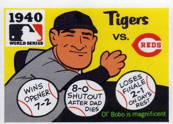 1971 Fleer World Series (Black Backs) #38 1940 - Tigers vs. Reds - Bobo Newsom Front