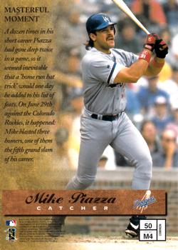 1997 Finest #50 Mike Piazza Back
