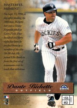 1997 Finest #155 Dante Bichette Back