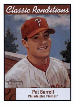 2001 Topps Heritage - Classic Renditions #CR6 Pat Burrell Front