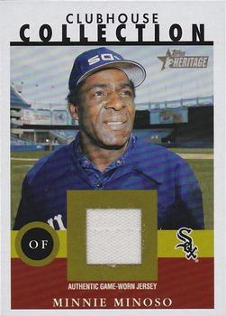 2001 Topps Heritage - Clubhouse Collection Relics #THCC-AMM Minnie Minoso Front