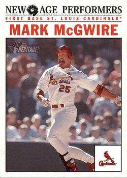2002 Topps Heritage - New Age Performers #NA-2 Mark McGwire Front