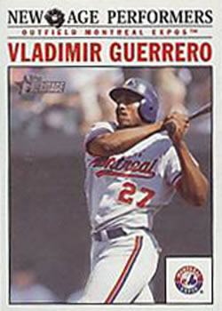 2002 Topps Heritage - New Age Performers #NA-15 Vladimir Guerrero Front