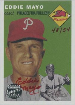 2003 Topps Heritage - Real One Autographs Red Ink #RO-EM Eddie Mayo Front