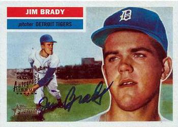 2005 Topps Heritage - Real One Autographs #RO-JB Jim Brady Front