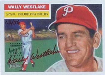 2005 Topps Heritage - Real One Autographs Red Ink #RO-WW Wally Westlake Front