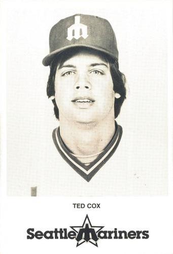 1980 Seattle Mariners Postcards #NNO Ted Cox Front