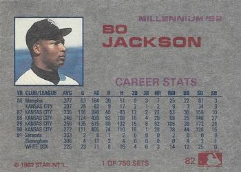1992 Star Millennium #82 Bo Jackson Back