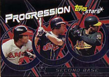 2001 Topps Stars - Progression #P4 Rod Carew / Roberto Alomar / Jose Ortiz Front