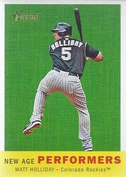 2008 Topps Heritage - New Age Performers #NAP3 Matt Holliday Front