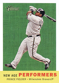 2008 Topps Heritage - New Age Performers #NAP4 Prince Fielder Front