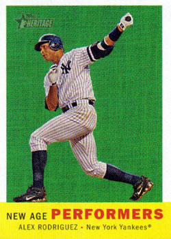 2008 Topps Heritage - New Age Performers #NAP7 Alex Rodriguez Front