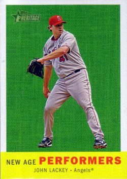 2008 Topps Heritage - New Age Performers #NAP8 John Lackey Front