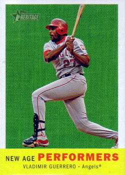 2008 Topps Heritage - New Age Performers #NAP9 Vladimir Guerrero Front
