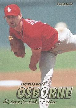 1997 Fleer #450 Donovan Osborne Front