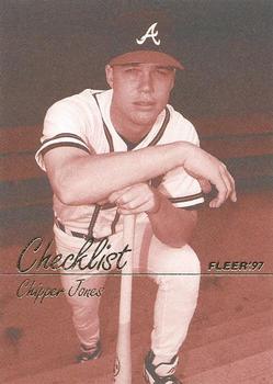 1997 Fleer #494 Chipper Jones Front