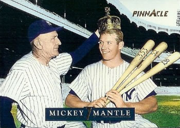 1992 Pinnacle Mickey Mantle #14 Triple Crown Front