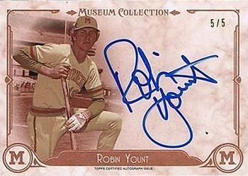2014 Topps Museum Collection - Archival Autographs Sepia #AA-RY Robin Yount Front