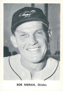 1957 Jay Publishing Baltimore Orioles Set A 5x7 #NNO Bob Nieman Front