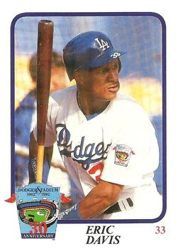 1992 Los Angeles Dodgers Police #NNO Eric Davis Front