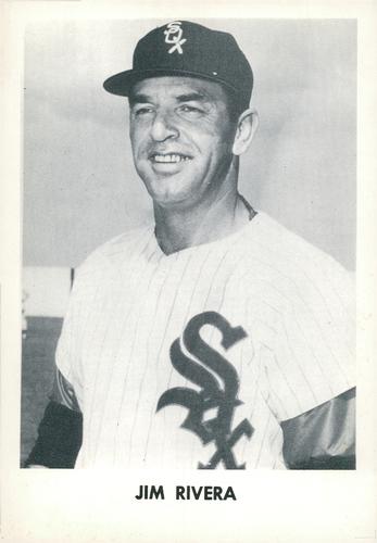 1957 Jay Publishing Chicago White Sox Set A 5x7 #NNO Jim Rivera Front