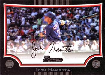 2009 Bowman #54 Josh Hamilton Front
