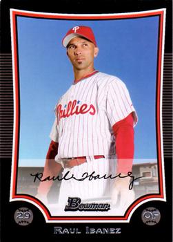 2009 Bowman #63 Raul Ibanez Front