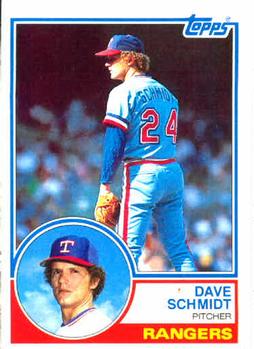 1983 Topps #116 Dave Schmidt Front