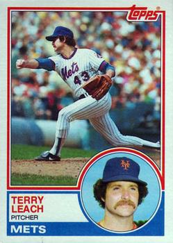 1983 Topps #187 Terry Leach Front