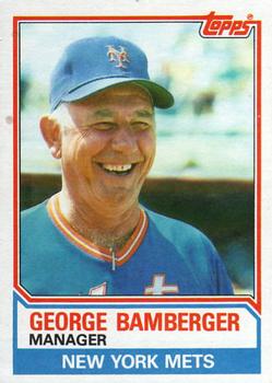 1983 Topps #246 George Bamberger Front