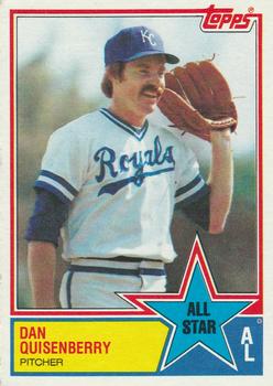 1983 Topps #396 Dan Quisenberry Front