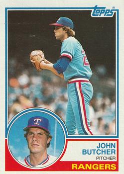 1983 Topps #534 John Butcher Front