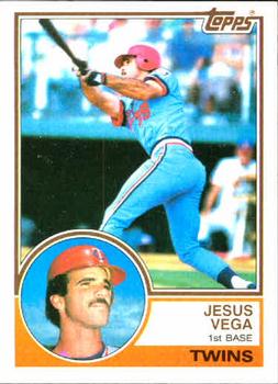 1983 Topps #308 Jesus Vega Front
