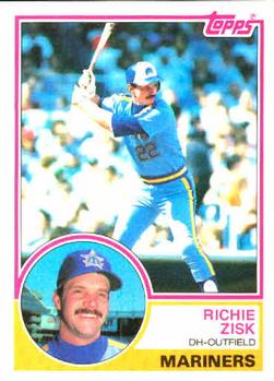 1983 Topps #368 Richie Zisk Front