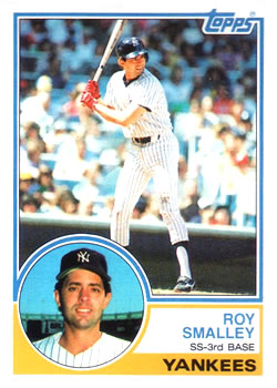 1983 Topps #460 Roy Smalley Front