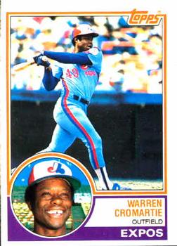 1983 Topps #495 Warren Cromartie Front
