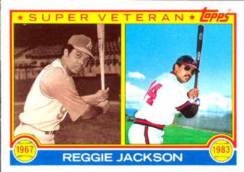 1983 Topps #501 Reggie Jackson Front