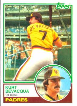 1983 Topps #674 Kurt Bevacqua Front