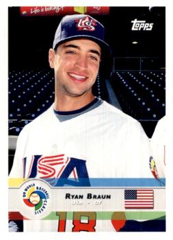 2009 Topps World Baseball Classic Box Set #3 Ryan Braun Front