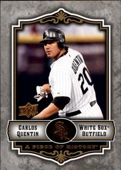 2009 Upper Deck A Piece of History #21 Carlos Quentin Front