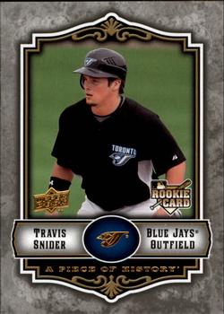 2009 Upper Deck A Piece of History #134 Travis Snider Front