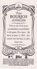 2014 Topps Gypsy Queen - Mini #182 Peter Bourjos Back