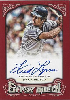 2014 Topps Gypsy Queen - Autographs Red #GQA-FL Fred Lynn Front