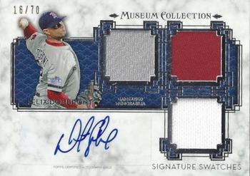 2014 Topps Museum Collection - Single Player Signature Swatches Triple Relic Autographs #SST-FD2 Felix Doubront Front