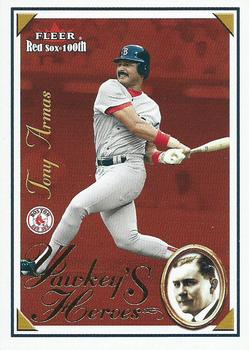 2001 Fleer Boston Red Sox 100th Anniversary - Yawkey's Heroes #11 YH Tony Armas Front