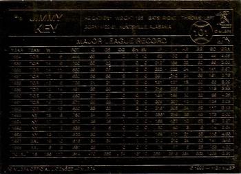 1996-03 Danbury Mint #101 Jimmy Key Back